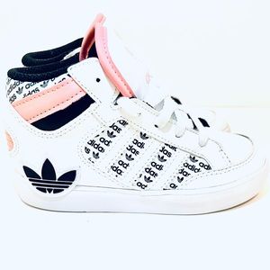 Adidas Court Attitude Trefoil High Top Sneakers